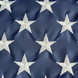 High Quality 210D Oxford Material 2 Grommets American 90x150cm Outdoor USA Embroidery 210D <b>Flag</b> - Product Image 3