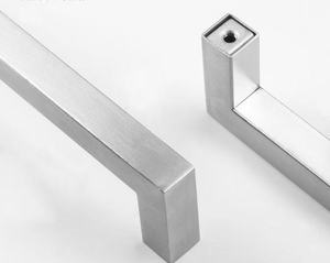 Фабрика простой дизайн из нержавеющей стали черный цвет SS шкаф кухонные ручки мебель тянуть ручку - Product Image 6