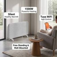 Chauffage infrarouge mural ou sur pied 1500W avec application Tuya WiFi, homologué ETL, pour la maison