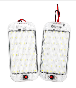 Plafonnier de voiture 48 LED SMD, éclairage intérieur de dôme avec interrupteur marche/arrêt pour voiture, camion, remorque, <span class=keywords><strong>camping</strong></span>-<span class=keywords><strong>car</strong></span>, motorhome - Product Image 1