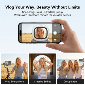 Écran de contrôle sans fil magnétique <span class=keywords><strong>pour</strong></span> selfie, moniteur LCD <span class=keywords><strong>pour</strong></span> caméra arrière, affichage <span class=keywords><strong>pour</strong></span> vlogging avec télécommande <span class=keywords><strong>pour</strong></span> TikTok et diffusion en direct - Product Image 6