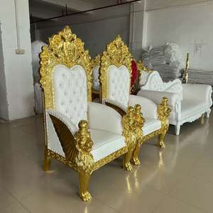 Chaises de trône royales pour mariage, fête d'<span class=keywords><strong>anniversaire</strong></span>, vente chaude d'usine FSDKX - Product Image 3