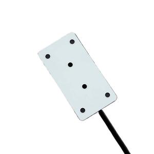 <b>Flat</b> Angle Bracket Steel 180 Degree Fixing Plate Durable Furniture Connector White <b>Black</b> Silver Color Options - Product Image 2