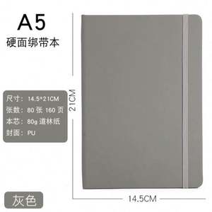 Journal d'affaires promotionnel à couverture rigide imprimée de logo personnalisé Carnet de notes à coudre Journal de cadeaux d'entreprise - Product Image 5