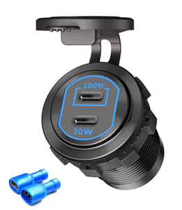 12V 24V ar apdapter ototorcycle Ike Ke 5V 2.1A UAL USar ar harharger ococket - Product Image 4
