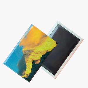 Chất lượng cao 80*53mm/90*65mm tùy chỉnh DIY hình chữ nhật kim loại ảnh tủ lạnh nam châm <span class=keywords><strong>Kit</strong></span>/bao gồm cắt và nam châm hàng tiêu dùng - Product Image 5