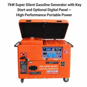 High Quality 7kW Silent Style <b>AC</b> Single Phase Gasoline Generator - High Performance <b>Portable</b> Power Solution - Product Image 2