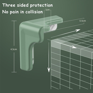 Prodigy Factory Outlet Protectores de esquina para bebés Protector de esquina de mesa Protector de esquina ecológico de silicona - Product Image 3