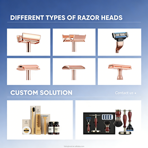 Rasoio di Sicurezza a Doppio Filo in Lega di Zinco, Personalizzabile con Logo, Ecologico, Riutilizzabile, Zero Rifiuti, Apertura a Farfalla, Produzione OEM - Product Image 5