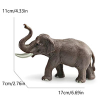 Ornements transfrontaliers en PVC, modèles d'animaux simulés : Éléphant, Hibou, Kangourou, Lézard, Panda, Pingouin, Cheval cornu, Serpent à clochettes, Maternité