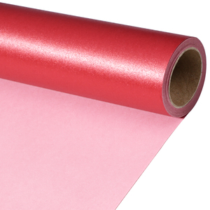 Single-sided Resin Coating Pearlescent Red Wrapping <b>Paper</b> Luxury Valentine's Day & Birthday Gift Decorative <b>Paper</b> - Product Image 3
