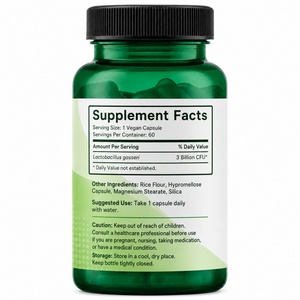 Capsules de probiotiques pour adultes Lactobacillus Gasseri pour la santé digestive, 3 milliards d'UFC, compléments certifiés GMP - Product Image 6