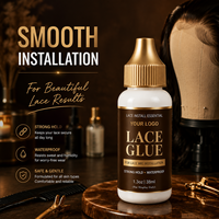 Colle professionnelle OEM à forte tenue pour perruques en dentelle, adhésif imperméable pour perruques en dentelle et systèmes capillaires