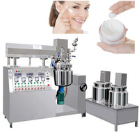 Machine de mélange et de broyage sous vide en acier inoxydable 5L pour petites productions, avec pompe et moteur, pour usine cosmétique