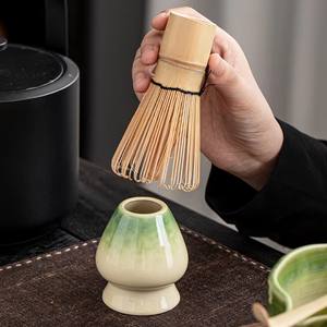 Juego de 4/5/7 Piezas de Batidor de Té, Batidor de <span class=keywords><strong>Matcha</strong></span> de Bambú, Cuchara y Soporte, Tazón de <span class=keywords><strong>Matcha</strong></span> Japonés - Product Image 2