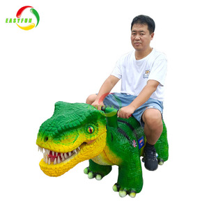 Voiture à chevaucher dinosaure animatronique pour enfants Easyfun Shopping Mall, petite machine de balade dinosaure animatronique - Product Image 1
