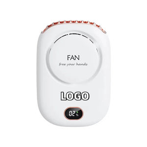 Mini Ventilador Portátil de Cuello y Cintura, Ventilador de Cuello Colgante, Recargable por USB, Sin Aspas, Enfriador de Aire para Viajes al Aire Libre - Product Image 1