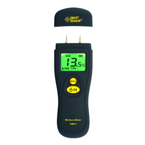 Humidimètre Hima AR971 pour bois, matériaux de construction en bois massif et papier - Product Image 1