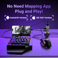 Adaptador de Controlador de Joystick Inalámbrico Gamwing M9 con Molde Privado para Call of Duty, etc., para Android e iOS