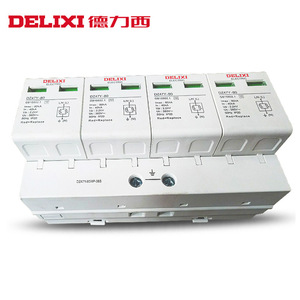 Protector de Sobretensión Trifásico Delixi DZ47Y 380V T1, Supresor de Picos de Nivel 1 4P, Fuente de Alimentación 3p para Protección contra Rayos 40ka 275v - Product Image 3
