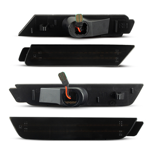 Phía Trước & Phía Sau Fender Bumper Đèn <span class=keywords><strong>Side</strong></span> Đánh Dấu Cho Chevrolet <span class=keywords><strong>Camaro</strong></span> 2010 2011 2012 2013 2015 Đèn <span class=keywords><strong>LED</strong></span> Hút Khói Ống Kính 4 Gói - Product Image 6