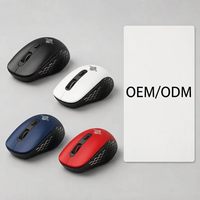 Souris optique sans fil avec interrupteur silencieux, 3 millions de clics, mini USB, 1600 DPI, alimentée par piles, pour droitiers, pour le bureau et les ordinateurs portables