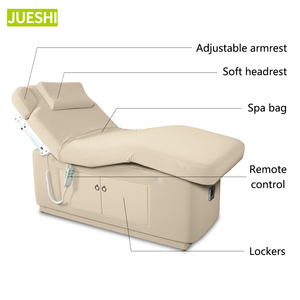 JUESHI Cama de masaje de belleza eléctrica de 2 motores con látex para levantamiento y terapia facial - Product Image 2