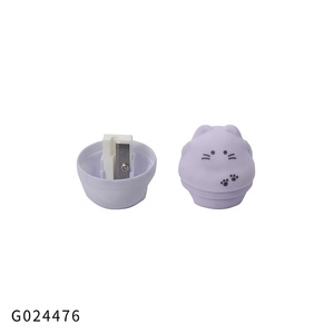 Gomme en forme de <span class=keywords><strong>chat</strong></span> + aiguiseur 2 en 1 papeterie mode taille-<span class=keywords><strong>crayon</strong></span> en forme de griffe - Product Image 3
