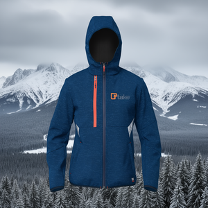 Chaqueta Softshell Ttake Azul XL con Capucha, Aislante, para Actividades al Aire Libre - Product Image 3