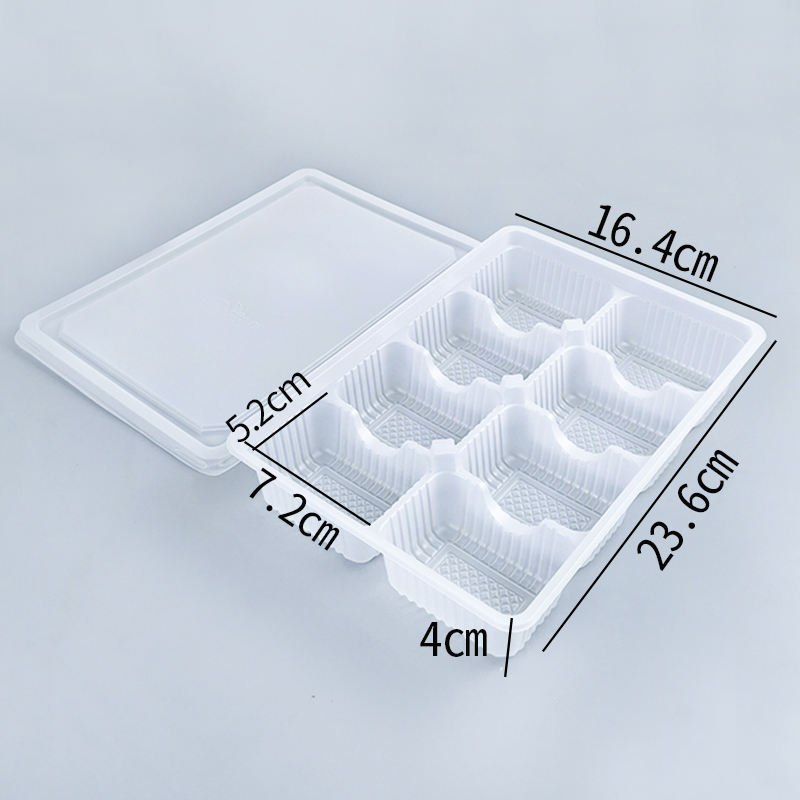 Bandeja 8-grid con la tapa