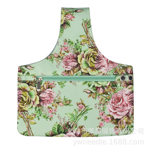 <span class=keywords><strong>Sac</strong></span> à cosmétiques Pei Ang extra large en tissu Oxford 600D vert pivoine, fermeture ouverte, <span class=keywords><strong>sans</strong></span> poignée, grande capacité pour le shopping - Product Image 2