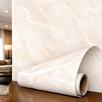 Panneaux muraux 3D en PVC imperméable effet marbre pour la rénovation et la décoration d'hôtels