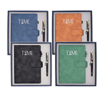 Gran oferta, carpeta de cuaderno de cuero PU de Color macarrón portátil A5/A6, carpeta de diario escolar de negocios de tapa dura, diario de hojas sueltas