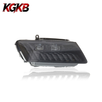 Ensemble de phares LED KGKB pour Audi Q5 8R pré-lifting 2008-2018, mise à niveau avec double lentille de projecteur, clignotant séquentiel, Plug & Play