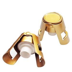 Wholesale Hot Sale Stainless Steel Wine <b>Stopper</b> Black for Champagne Bar Accessories with Leak-Proof Design - Product Image 2