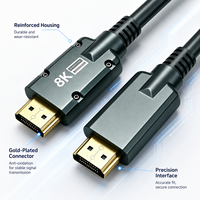 Câble Fibre Optique 8K HD 2.1 AOC Robuste 48 Gbit/s Haute Vitesse 8K 60Hz pour Gaming, Projecteur, Moniteur, TV