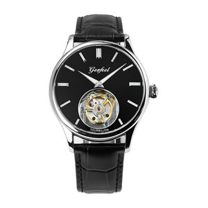 Reloj automático para hombre, tourbillon volante genuino, de lujo, esqueleto, con reserva de marcha, cristal de zafiro, resistente al agua - Product Image 3