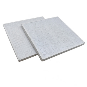Panel de Yeso Cuadrado Perforado Artístico Recubierto de Vinilo PVC Blanco de 7 mm para Techo Falso con Rejilla de Techo - Product Image 5