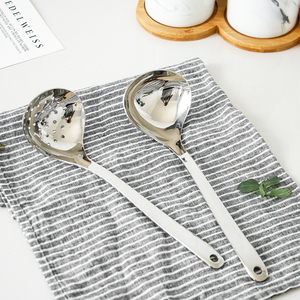 Thực Phẩm Thép Không Gỉ 304 Tay Cầm Dài Muỗng Súp Súp - Product Image 2