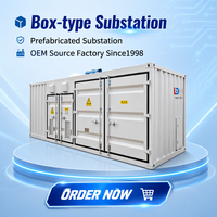 Poste de transformation de type coffret 10 kV 630 kVA, transformateur préfabriqué, appareillage basse tension, protection IP34, armoire GGD pour l'exploitation minière et l'énergie