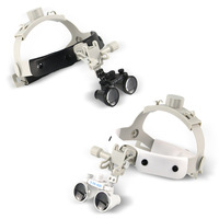 Professional Dental Loupes 2.5X 3.5X Headband Surgical Magnifier Glasses LED Light Oral ENT Orthopedic Medical Examination Loupe