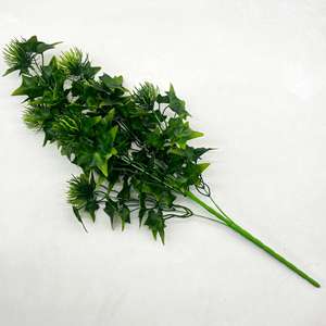 ต้นไม้ประดิษฐ์สีเขียวในช่อดอกไม้ขนาดใหญ่ ดอกอ็อกซาลิส สำหรับงานแต่งงาน เทศกาล ตกแต่งบ้าน ห้องนั่งเล่น กิ่งก้านไม้ประดับสวน - Product Image 1