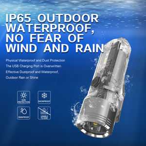 Светодиодный фонарь GT13 T6 для селфи, 1000 люмен, мощный, перезаряжаемый, водонепроницаемый, с синим и УФ-светом, для кемпинга и экстренных ситуаций - Product Image 3