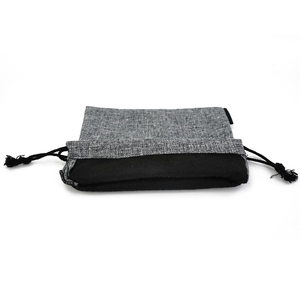 Logo imprimé recyclé sacs à poussière Hessian Chanvre fourre-tout shopping sac de jute avec poignée - Product Image 2