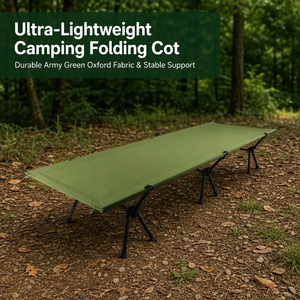 Cama Plegable Ligera de Aluminio para <span class=keywords><strong>Camping</strong></span> con Extensores de Patas para <span class=keywords><strong>Camping</strong></span> y Viajes - Product Image 1