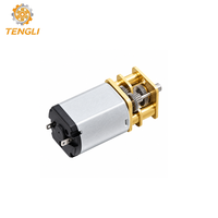 Moteur à engrenages CC Tengli GM13-030 avec encodeur 13mm 3V 6V 12V 24V 10-1000RPM, boîte de vitesses métallique réversible, précision robotique