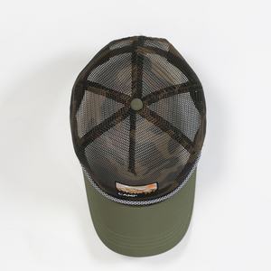 Gorra Trucker de Malla Completa con Estampado de Camuflaje Personalizado al por Mayor, con Bordado 3D y Cuerda de Poliéster - Product Image 3