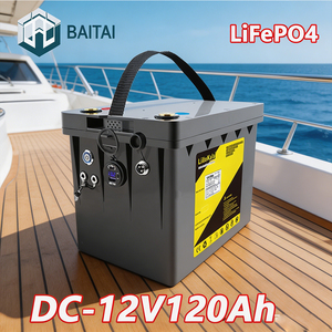 低自放电率12V 120Ah磷酸铁锂充电电池稳定直流备用磷酸铁锂电池 - Product Image 3