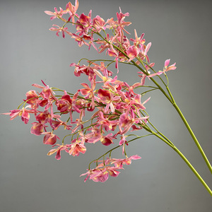Orquídea Aranha <span class=keywords><strong>Artificial</strong></span> Realista Feita à Mão, Buquê Decorativo para Escritório e Casa, Flor <span class=keywords><strong>Artificial</strong></span> de Plástico com Folhagem, Plantas Artificiais - Product Image 3