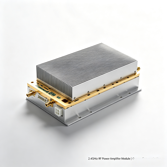 Wideband RF Power Amplifier Module Security Protection Remote Control High Gain 48dB Water Resistant Durable RF Signal